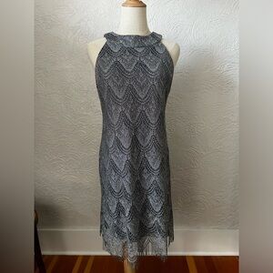 Y2K Sliver fringe Dress
